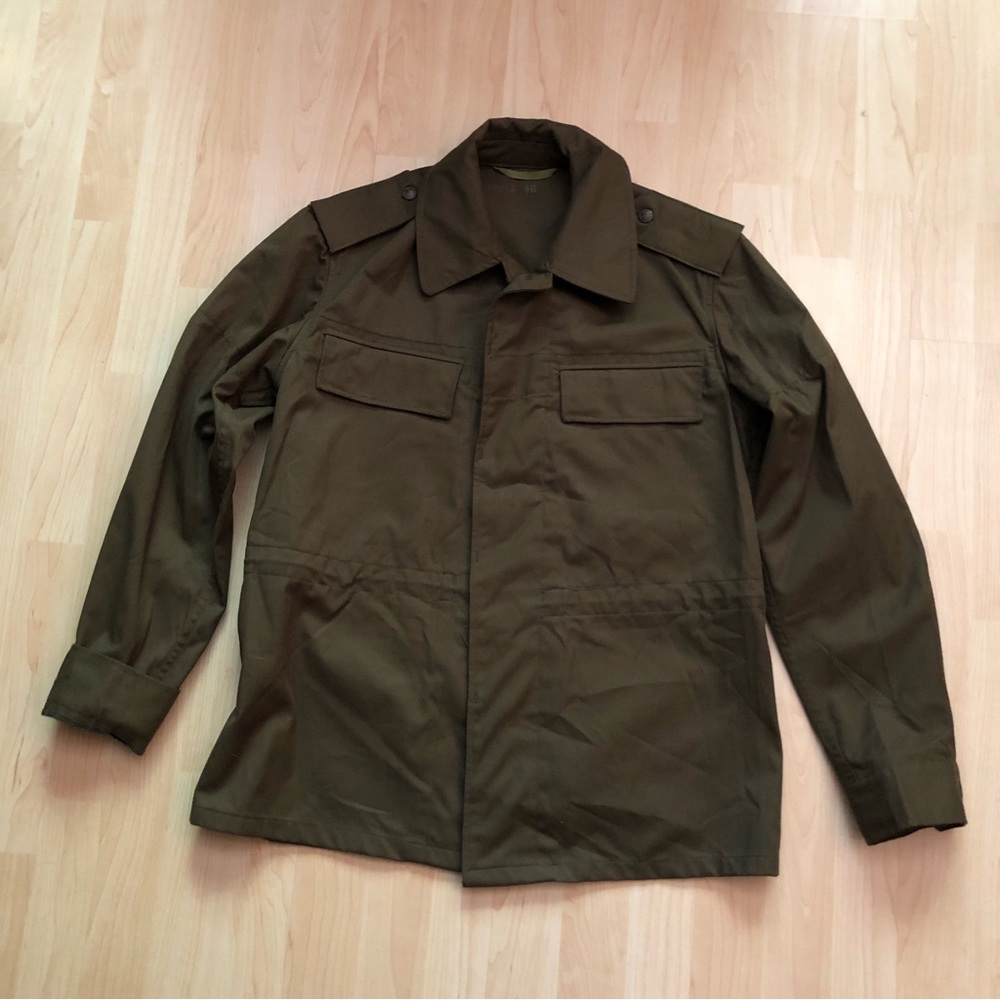Original Czech OD Green M85 Field Jacket Shirt Military Olive - Surplus Medium